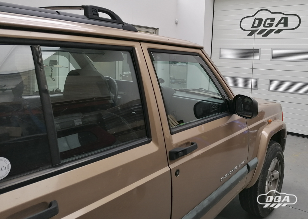 Wind Defletors JEEP CHEROKEE, 4X4, 1997 - 2001, 5 Doors, Front, In-Channel